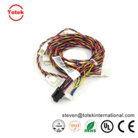 Twisted wire harness with Molex 2510 connector